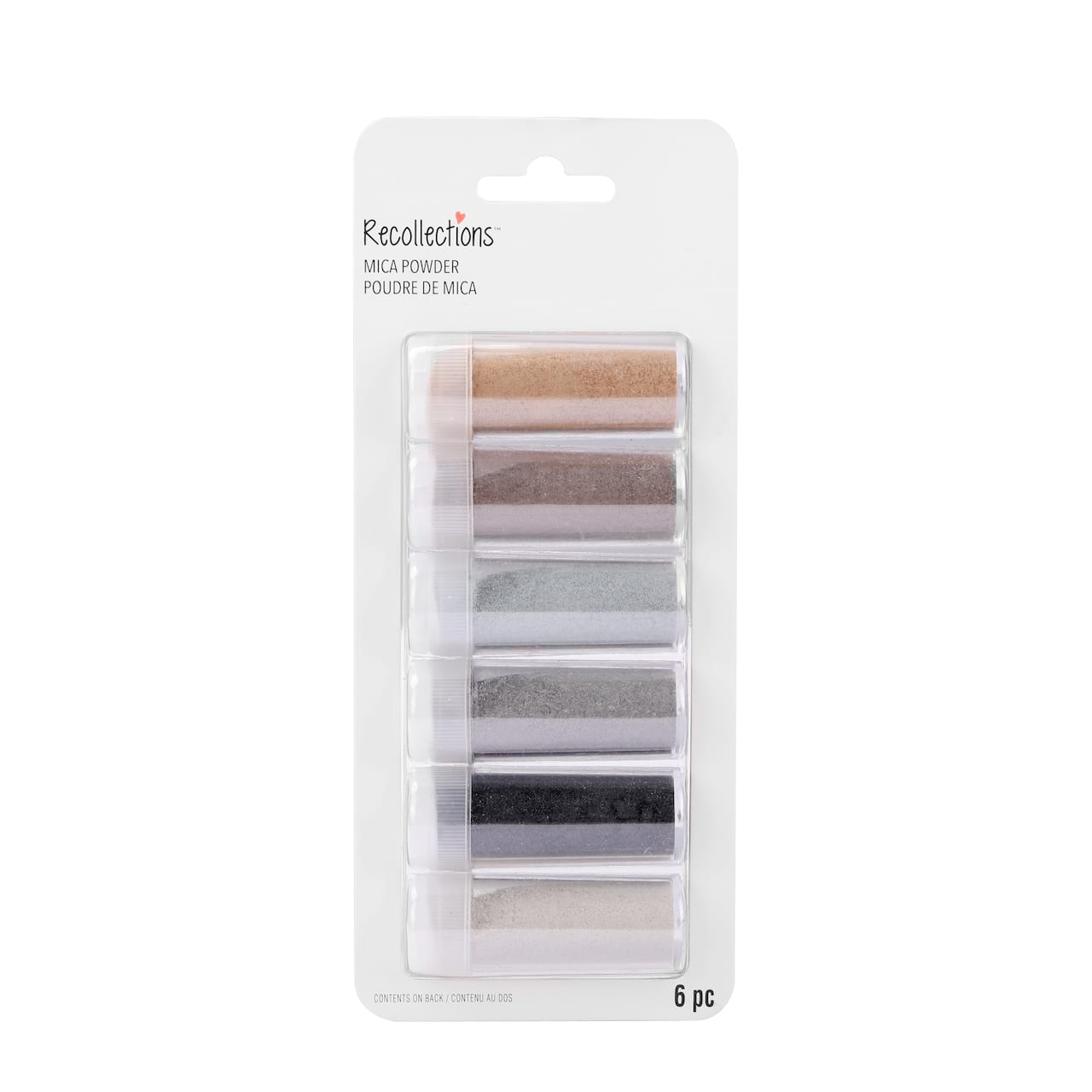 6 Packs: 6 ct. (36 total) Metallic Tones Mica Powder by Recollections™